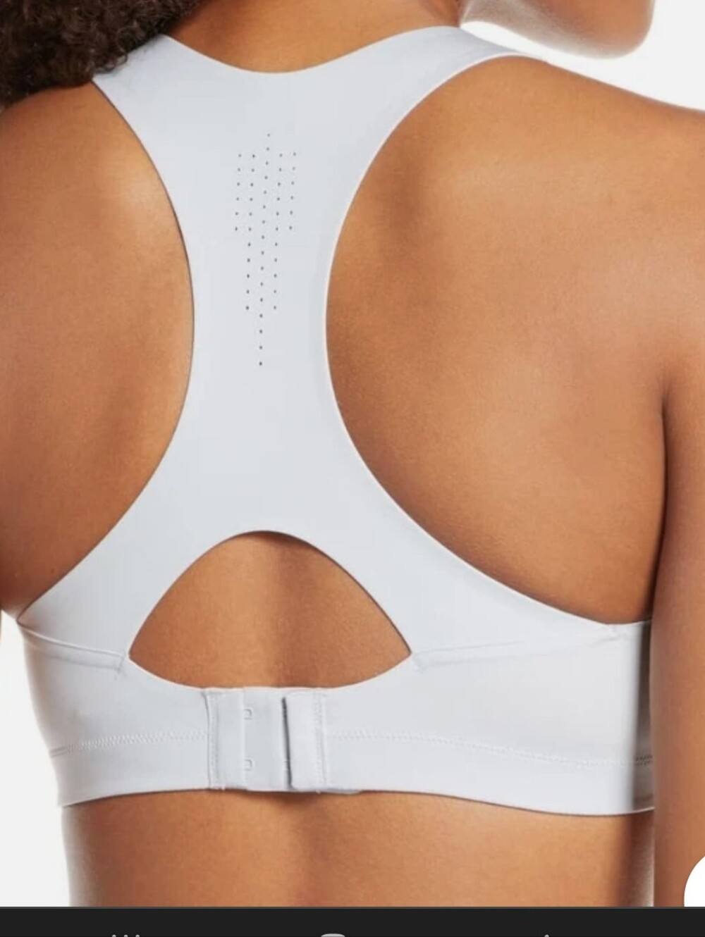 CHANTELLE HIGH NECK WIRE-FREE SPORTS BRA IN LIGHT BLUE /SZ:SMALL